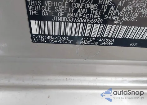 2008 Toyota Rav4 из США, поврежденный, VIN JTMBD33V386056948